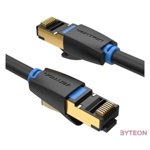 Network Cable CAT8 SFTP Vention IKABF RJ45 Ethernet 40Gbps 1m Black