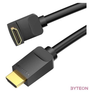 Cable HDMI 2.0 Vention AARBH 2m, Angled 90, 4K 60Hz (black)