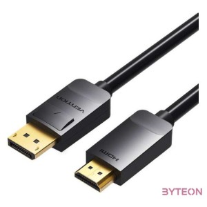 DisplayPort 1.2 to HDMI 1.4 Cable 3m Vention HADBI (Black)
