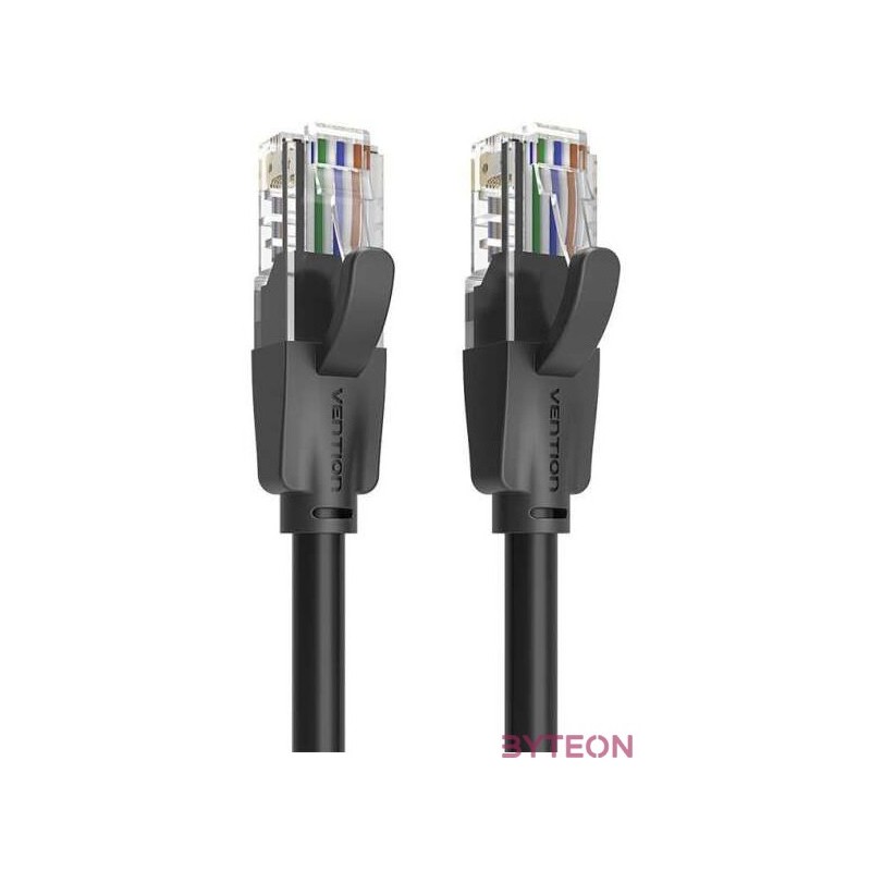 Kabel sieciowy UTP CAT6 Vention IBEBI RJ45 Ethernet 1000Mbps 3m czarny