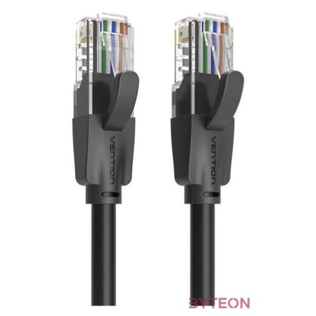 Kabel sieciowy UTP CAT6 Vention IBEBI RJ45 Ethernet 1000Mbps 3m czarny