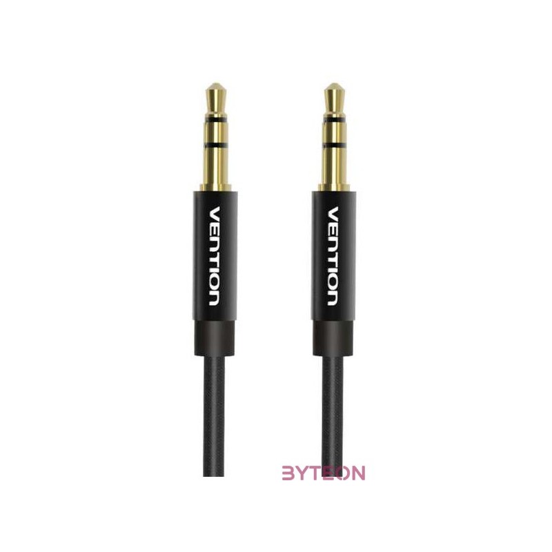Cable Audio 3.5mm mini jack Vention BAGBD 0.5m Black Metal