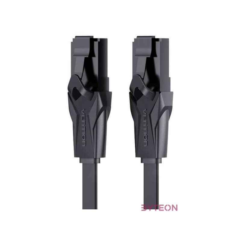 Paski kabel sieciowy UTP Cat. 6 Vention IBABE RJ45 Ethernet 1000Mbps 0,75m, czarny