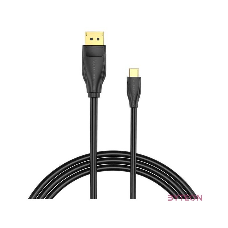 USB-C to DisplayPort 1.4 Cable Vention CGYBH, 2m, 8K 60Hz,4K 120Hz (black)