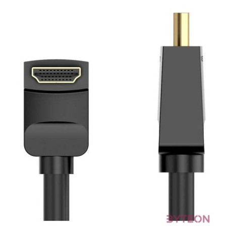 Cable HDMI 2.0 Vention AARBG 1,5m, Angle 90, 4K 60Hz (black)