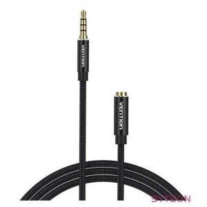Cable Audio TRRS 3.5mm Male to 3.5mm Female Vention BHCBJ 5m Black
