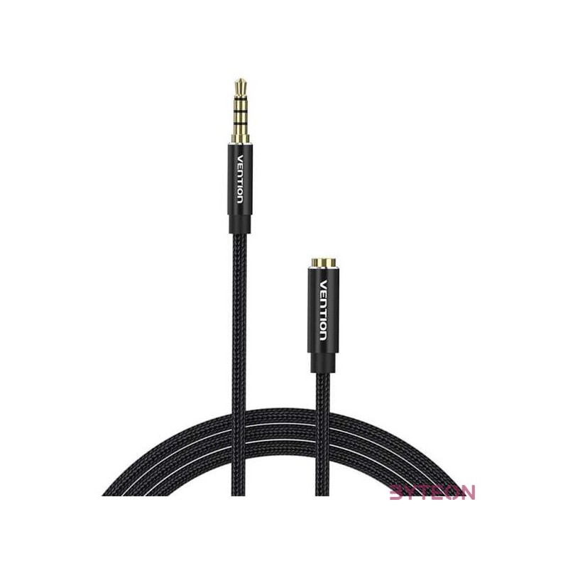 Cable Audio TRRS 3.5mm Male to 3.5mm Female Vention BHCBJ 5m Black