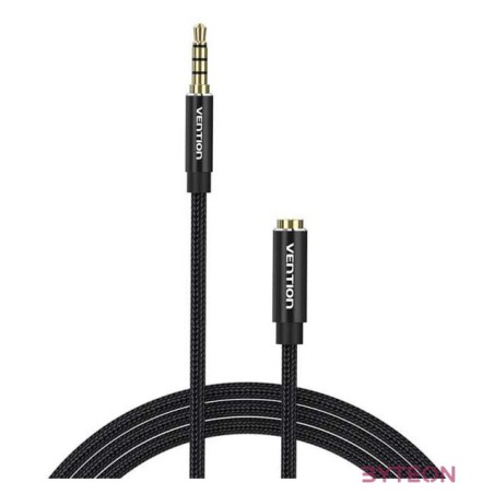 Cable Audio TRRS 3.5mm Male to 3.5mm Female Vention BHCBJ 5m Black