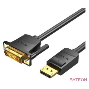 DisplayPort to DVI (241) Cable 1.5m Vention HAFBG 1080P 60Hz  (Black)
