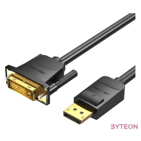 DisplayPort to DVI (241) Cable 1.5m Vention HAFBG 1080P 60Hz  (Black)