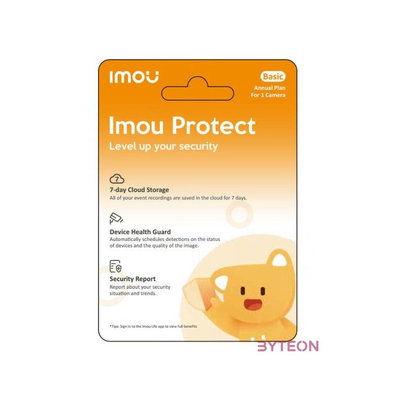 IMOU Protect Basic Ajándékkártya (éves terv)