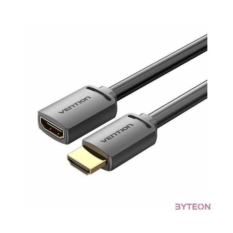 HDMI 2.0 Male to HDMI 2.0 Female Extension Cable Vention AHCBF 1m, 4K 60Hz, (Black)