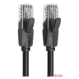Kabel sieciowy UTP CAT6 Vention IBEBI RJ45 Ethernet 1000Mbps 3m czarny