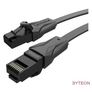 Paski kabel sieciowy UTP Cat. 6 Vention IBABE RJ45 Ethernet 1000Mbps 0,75m, czarny