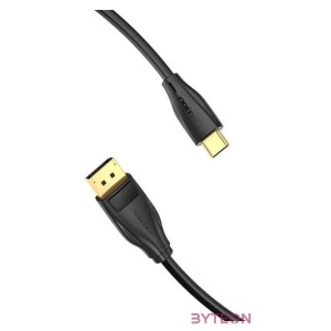 USB-C to DisplayPort 1.4 Cable Vention CGYBH, 2m, 8K 60Hz,4K 120Hz (black)