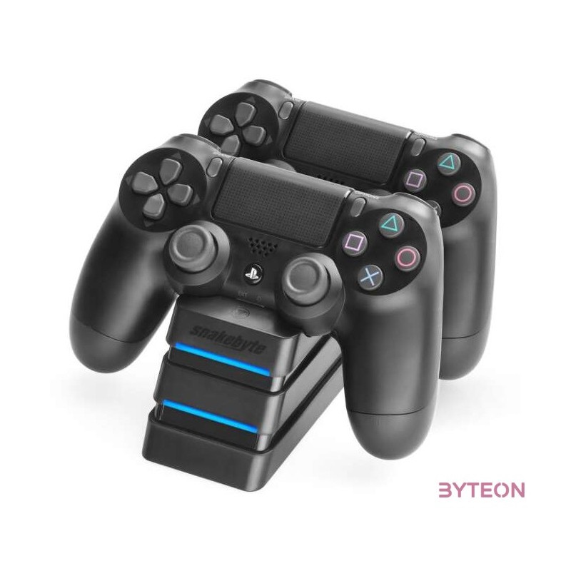 Snakebyte PS4 TWINCHARGE 4 BLACK fekete töltőállomás