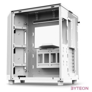 NZXT H6 Flow (2023) fehér (táp nélküli) ablakos ATX ház