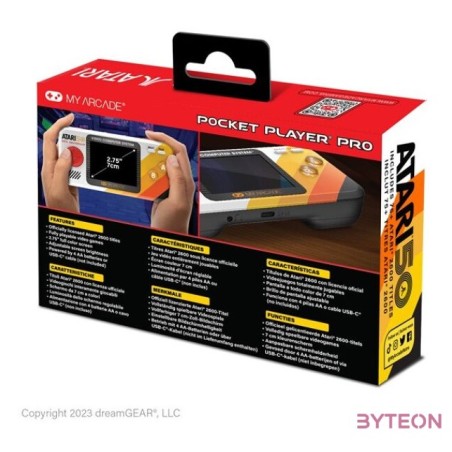 My Arcade DGUNL-7015 Atari Pocket Player Pro Hordozható Kézikonzol