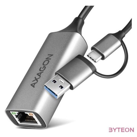 Axagon ADE-TXCA Type-A  Type-C USB 3.2 - Gigabit Ethernet adapter