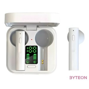 Denver TWS-62 True Wireless Bluetooth fehér fülhallgató