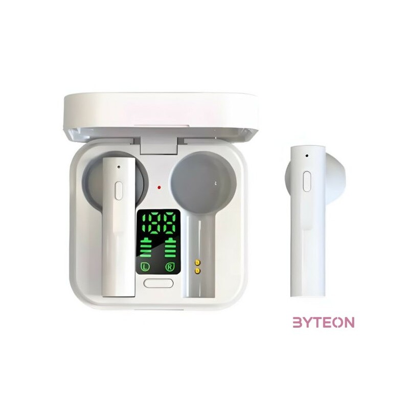 Denver TWS-62 True Wireless Bluetooth fehér fülhallgató