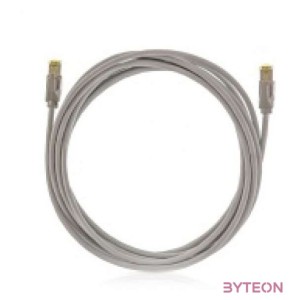 KE-Line Cat6A 10Gigabit STP LSOH Patch Kábel 0,5m sárga