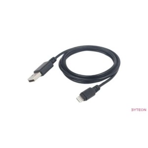 Gembird USB2.0 - Lightning 2m Fekete