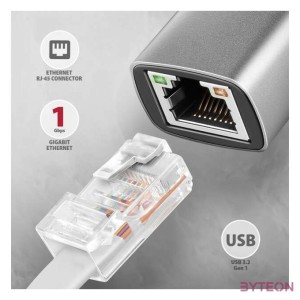 Axagon ADE-TXCA Type-A  Type-C USB 3.2 - Gigabit Ethernet adapter