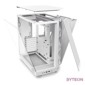 NZXT H6 Flow (2023) fehér (táp nélküli) ablakos ATX ház