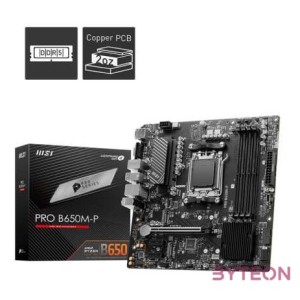 MSI PRO B650M-P AMD B650 AM5 mATX alaplap