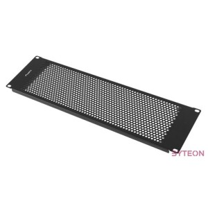 Lanberg AK-1413-B 19 3U fekete fém hálós,perforált vakpanel