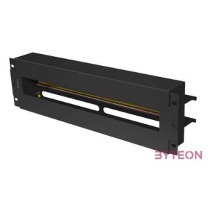 Lanberg AK-VDP103-B 19 3U DIN sínes fedeles kismegszakító tartó panel