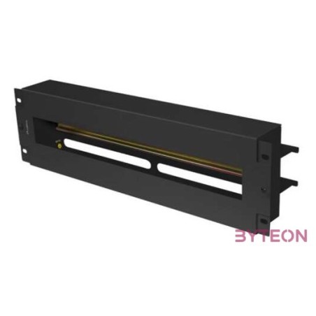 Lanberg AK-VDP103-B 19 3U DIN sínes fedeles kismegszakító tartó panel