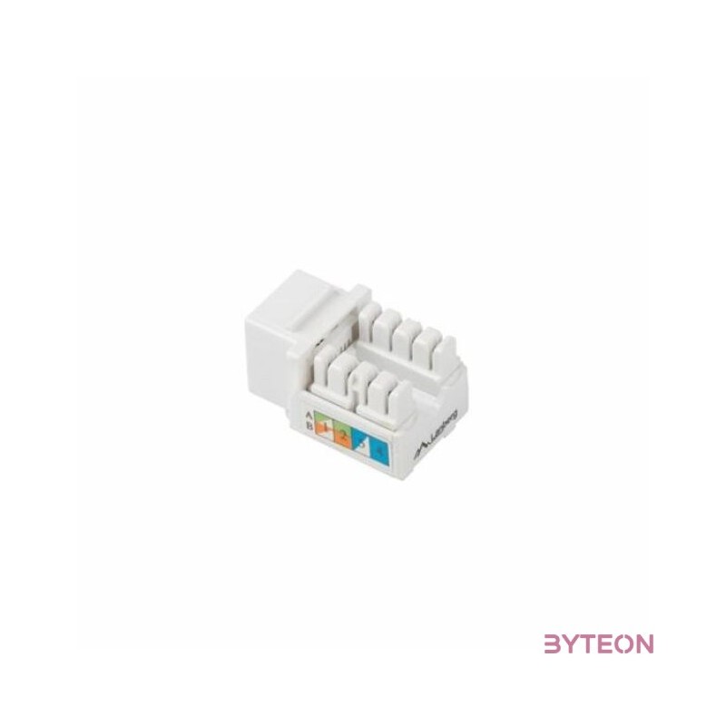 Lanberg KSU5-1090 Cat.5e UTP 90-os betűzős árnyékolatlan RJ45 Keystone jack