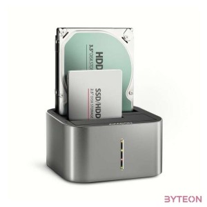 Axagon ADSA-DC SuperSpeed USB DUAL 2.5,3.5 HDD,SSD DUAL dokkoló