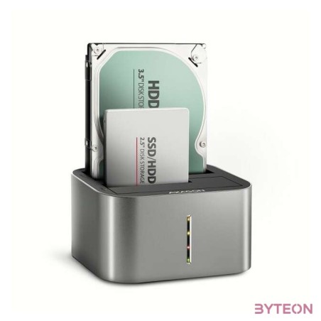 Axagon ADSA-DC SuperSpeed USB DUAL 2.5,3.5 HDD,SSD DUAL dokkoló