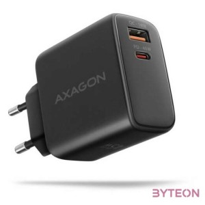 AXAGON ACU-PQ45 QC3.0,4.0,AFC,FCP,PPS,Apple  PD type-C 45W fekete töltő