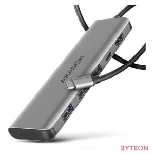 AXAGON HMC-5H USB-C 3.2 Gen 1 3x USB-A 4K HDMI PD 100W hub