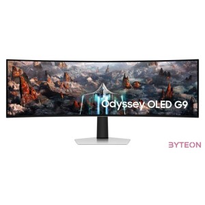 Samsung 49 G93SC 5120x1440 240Hz HDMI,MicroHDMI,DP,USB ívelt gamer OLED monitor