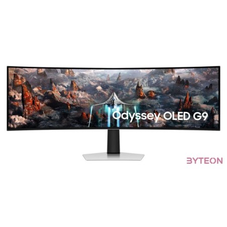 Samsung 49 G93SC 5120x1440 240Hz HDMI,MicroHDMI,DP,USB ívelt gamer OLED monitor