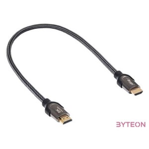 KAB Akyga AK-HD-05S HDMI ver. 2.1 Árnyékolt kábel - 0.5m