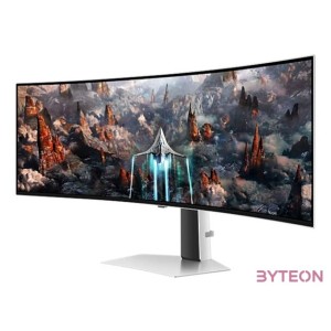 Samsung 49 G93SC 5120x1440 240Hz HDMI,MicroHDMI,DP,USB ívelt gamer OLED monitor
