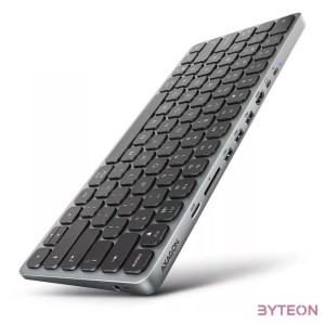 AXAGON HMC-KB-US Angol billentyűzet és hub