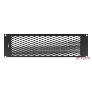 Lanberg AK-1413-B 19 3U fekete fém hálós,perforált vakpanel