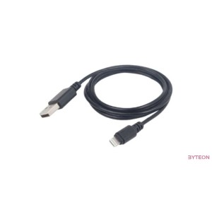 Gembird USB2.0 - Lightning 2m Fekete