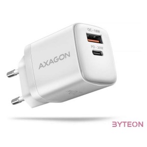AXAGON ACU-PQ20W QC3.0,AFC,FCP  PD type-C 20W fehér töltő