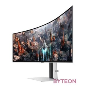 Samsung 49 G93SC 5120x1440 240Hz HDMI,MicroHDMI,DP,USB ívelt gamer OLED monitor