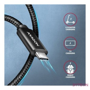 Axagon BUCM4X-CM10AB NewGEN 1m USB-C  USB-C 4 Gen 3x2 , 240W kábel