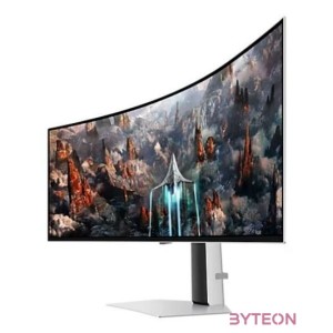 Samsung 49 G93SC 5120x1440 240Hz HDMI,MicroHDMI,DP,USB ívelt gamer OLED monitor