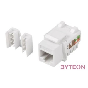 Lanberg KSU5-1090 Cat.5e UTP 90-os betűzős árnyékolatlan RJ45 Keystone jack